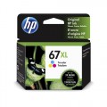 HP 67XL 高打印量三色原廠墨盒 (3YM58AA)